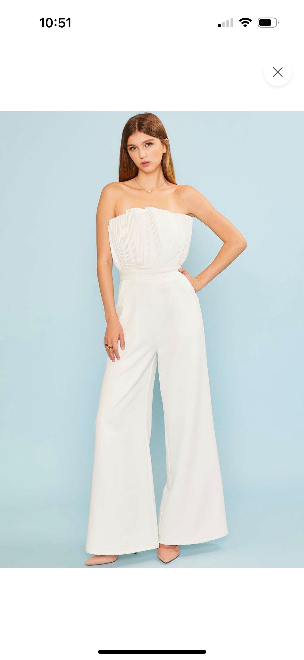 Pleated Jumpsuit