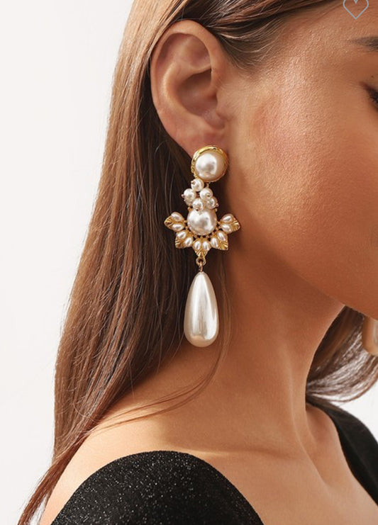 Vintage Pearl Earrings
