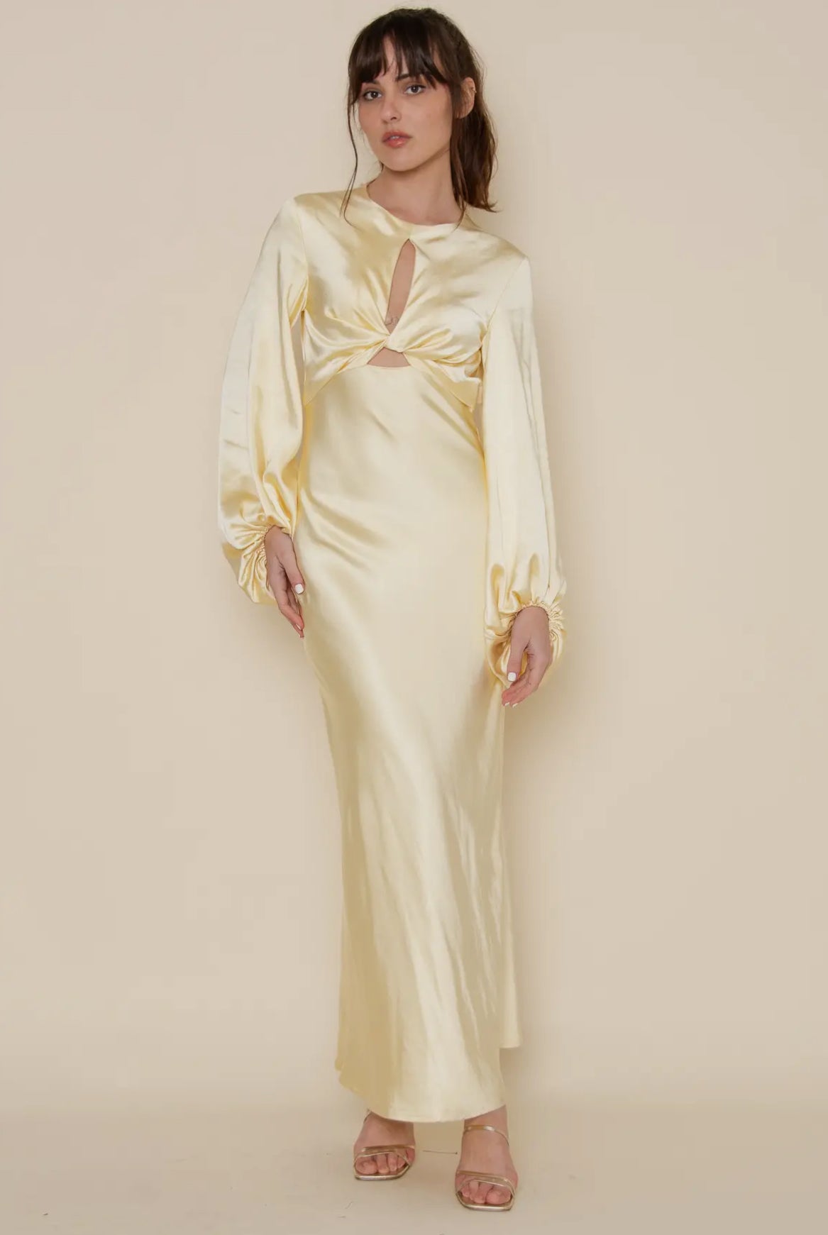 Della Balloon Sleeve Maxi