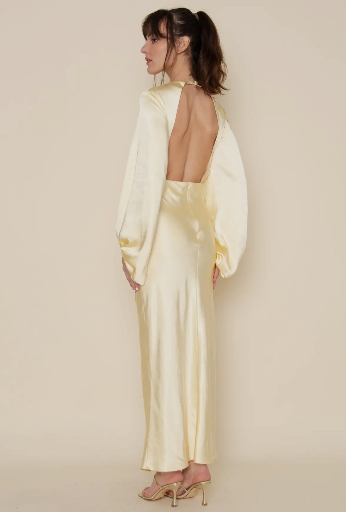 Della Balloon Sleeve Maxi