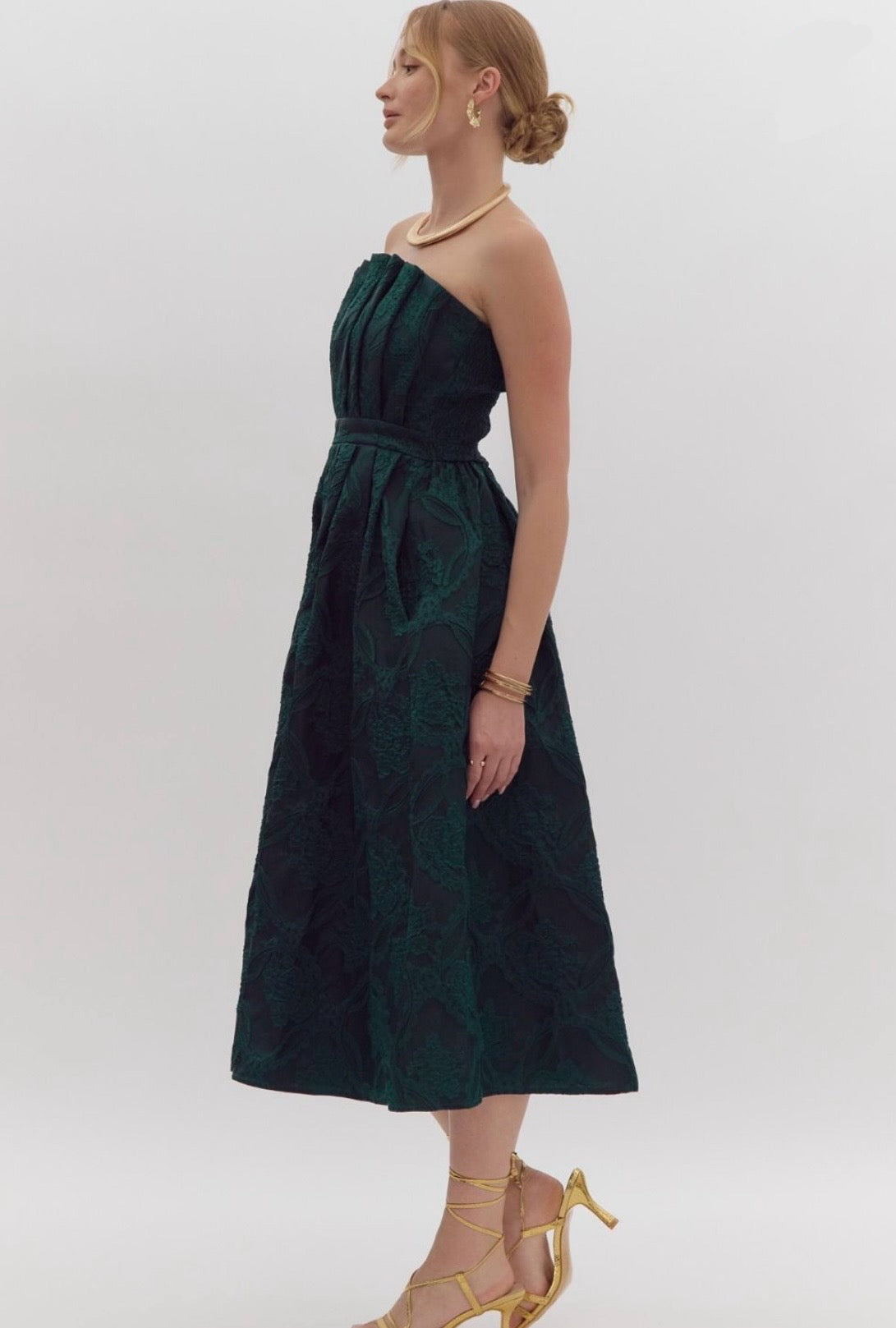 Hunter Embroidered Midi