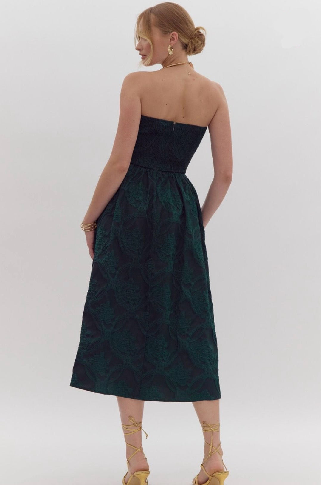 Hunter Embroidered Midi