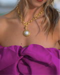 Chunky Pearl Pendant Necklace