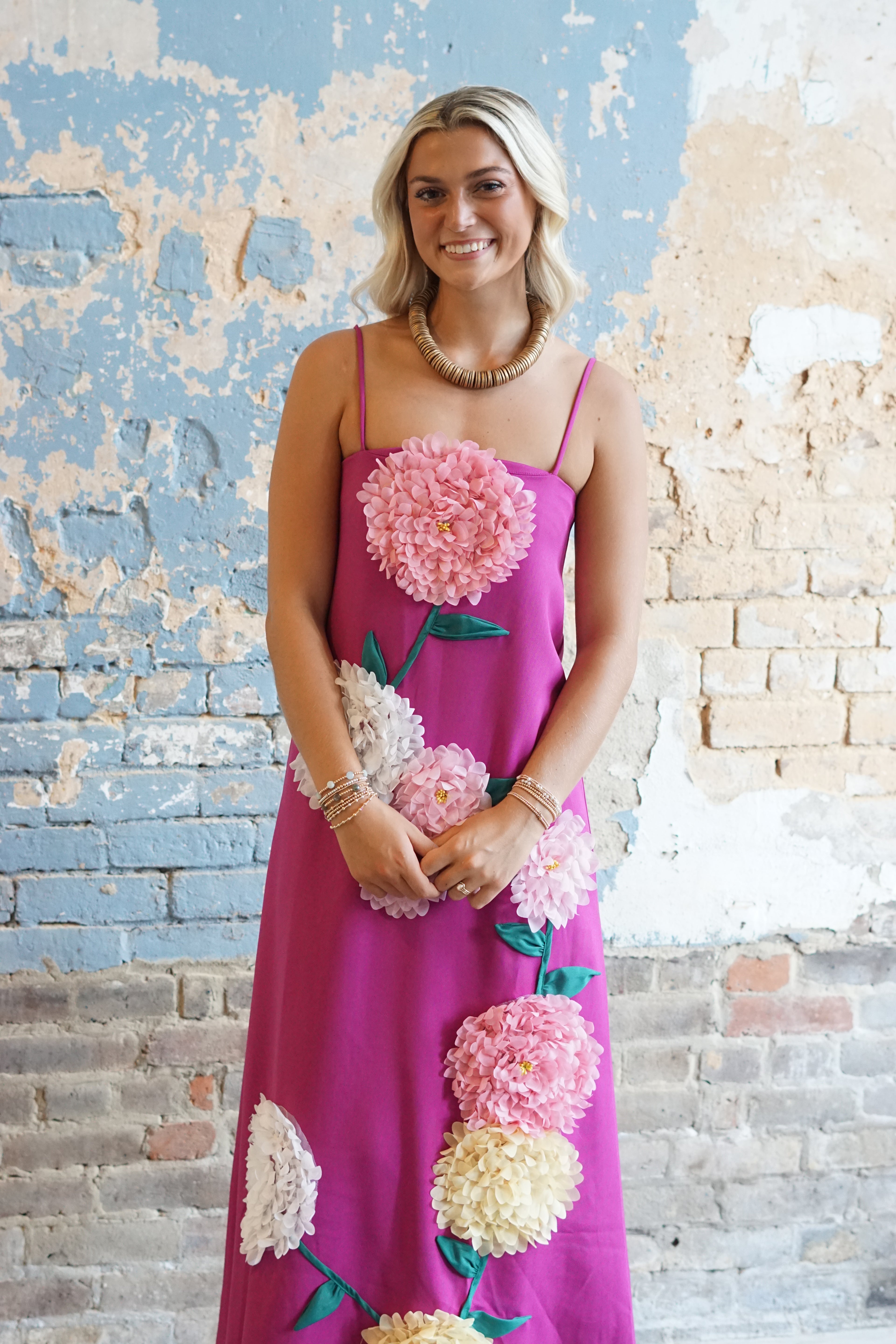 Gold Disk Statement Necklace