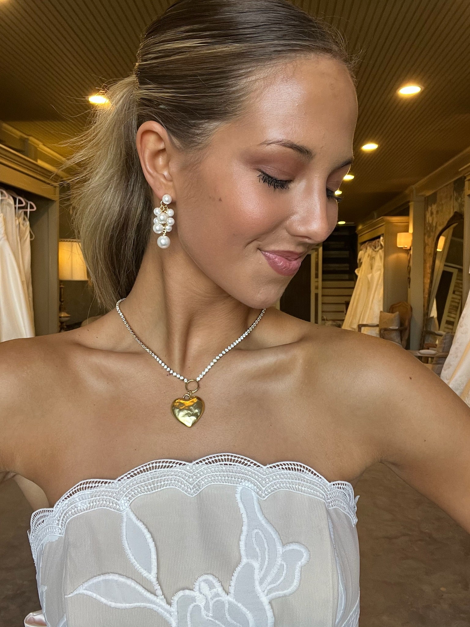 Non-tarnish Pearl Drop Earrings