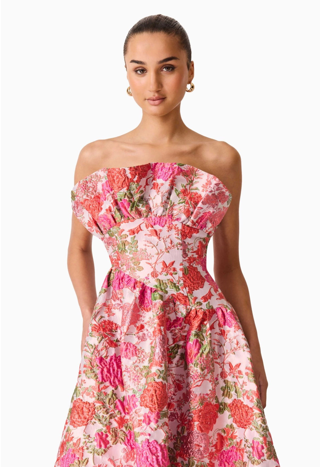 Floralie Strapless Gown