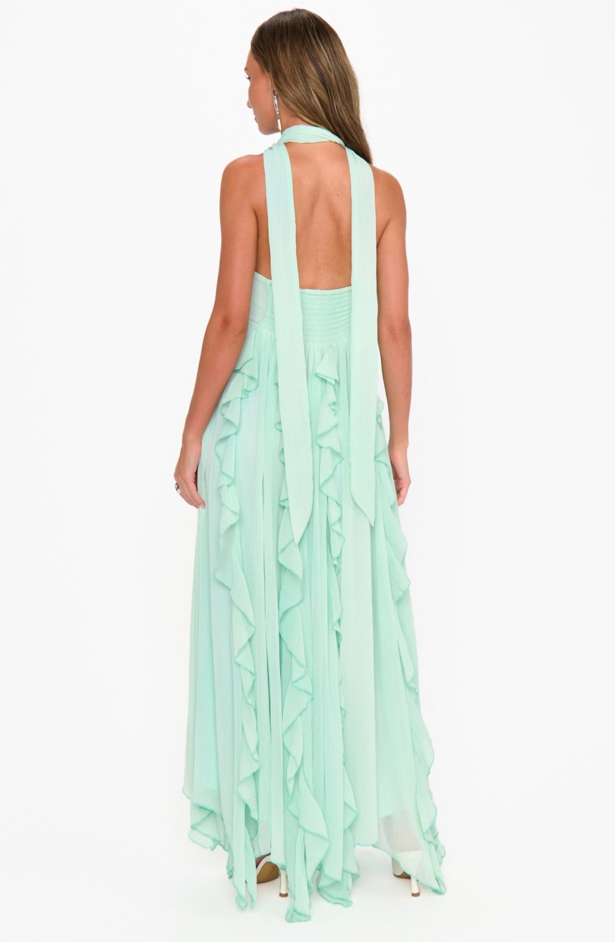 Gemma Ruffle Maxi Dress