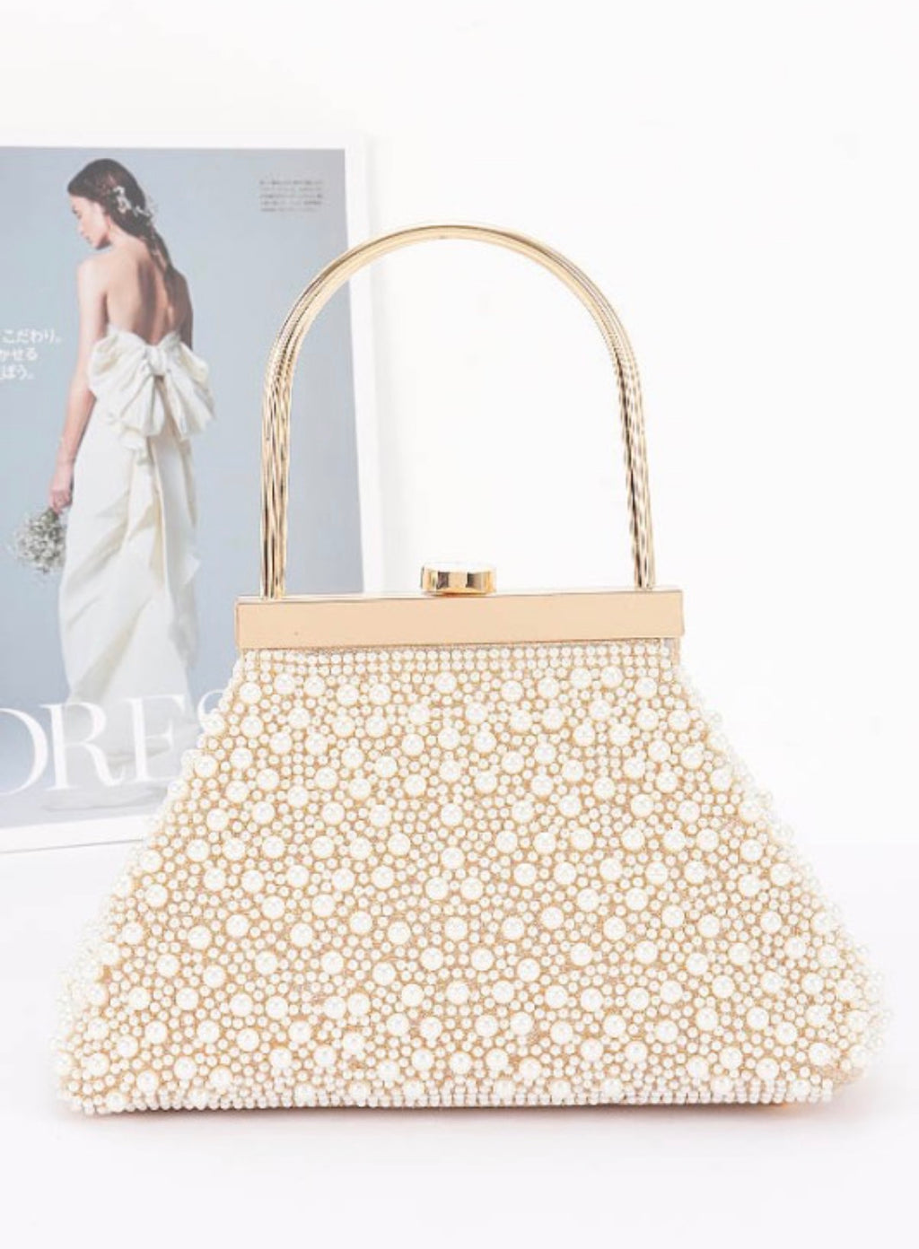 Pearl Studded Handbag
