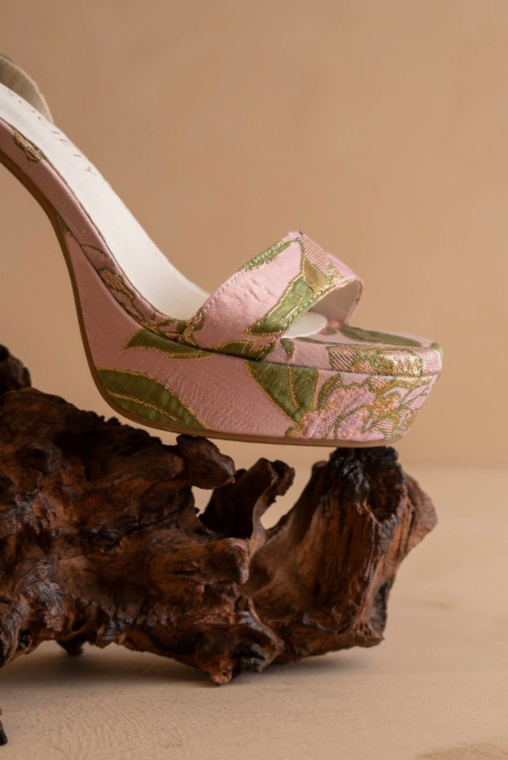 The Olympia - Raffia Platform Heel