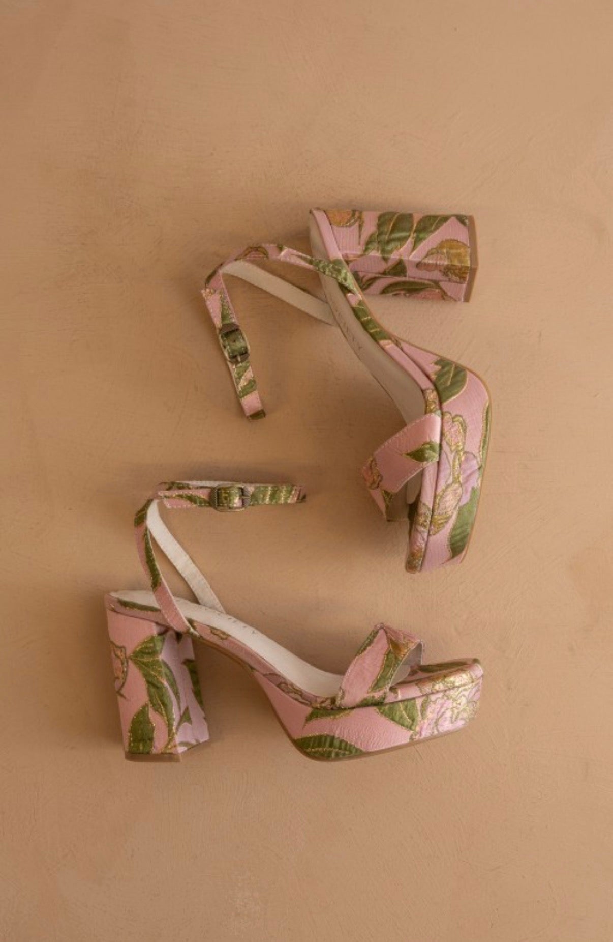 The Olympia - Raffia Platform Heel