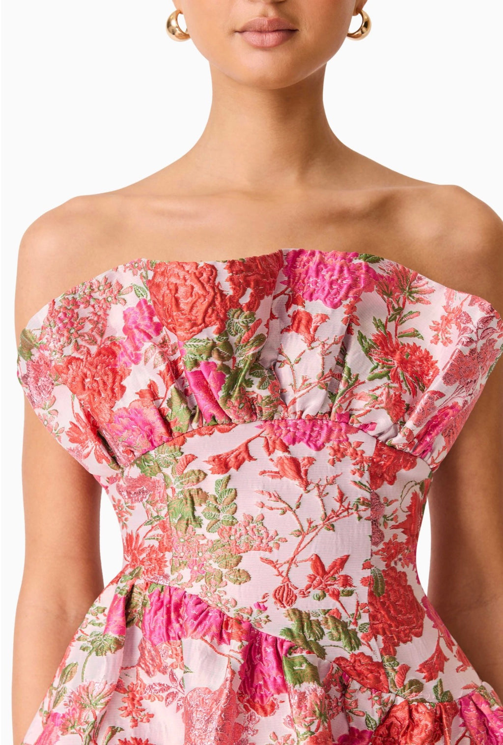 Floralie Strapless Gown