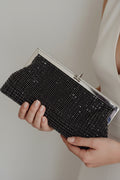Black Rhinestone Clutch