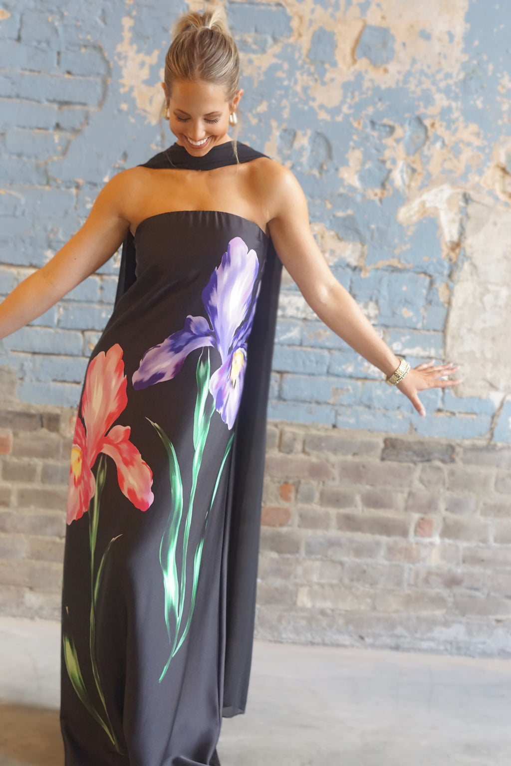 Renee Maxi Scarf Gown