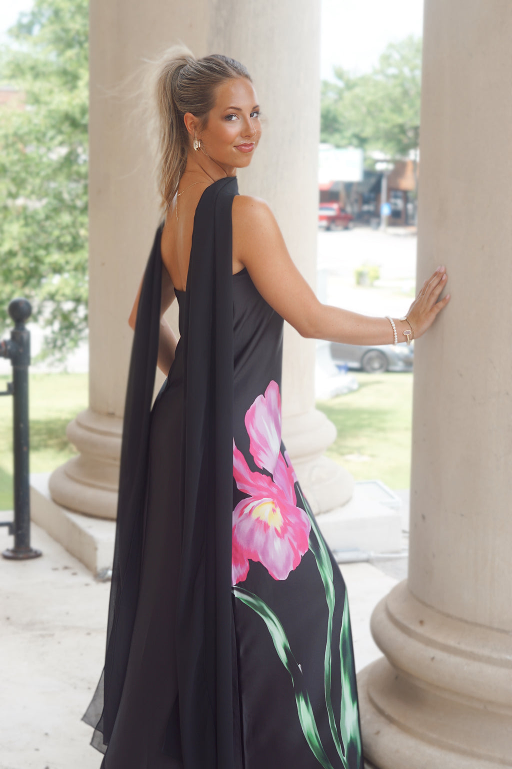 Renee Maxi Scarf Gown