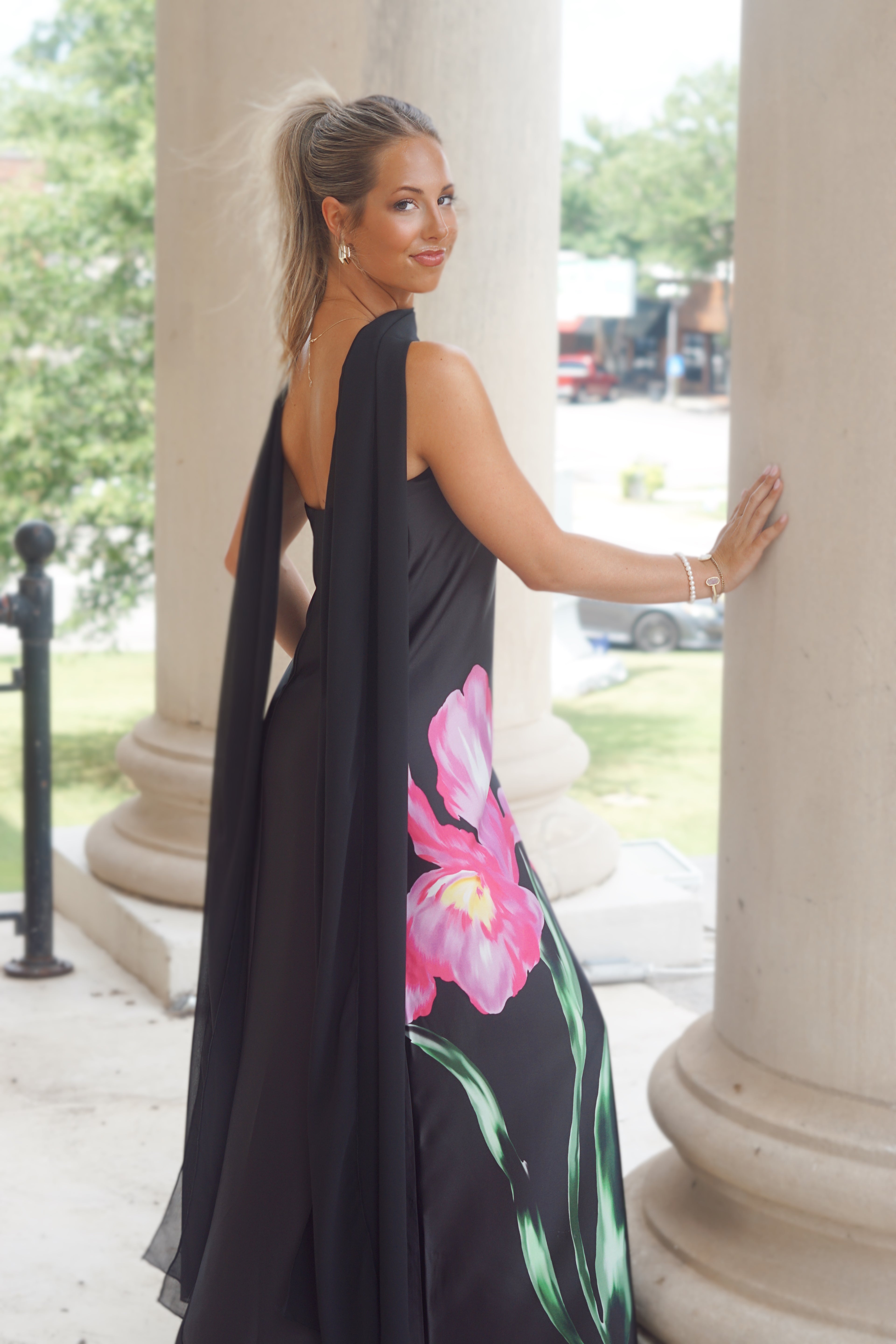 Renee Maxi Scarf Gown