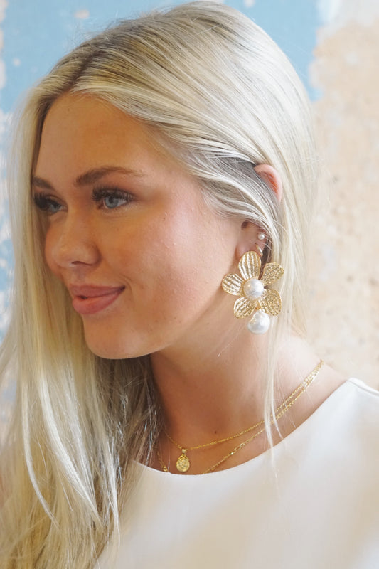 Lovely Floral Studs